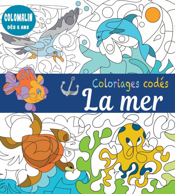 Coloriage codés - La mer